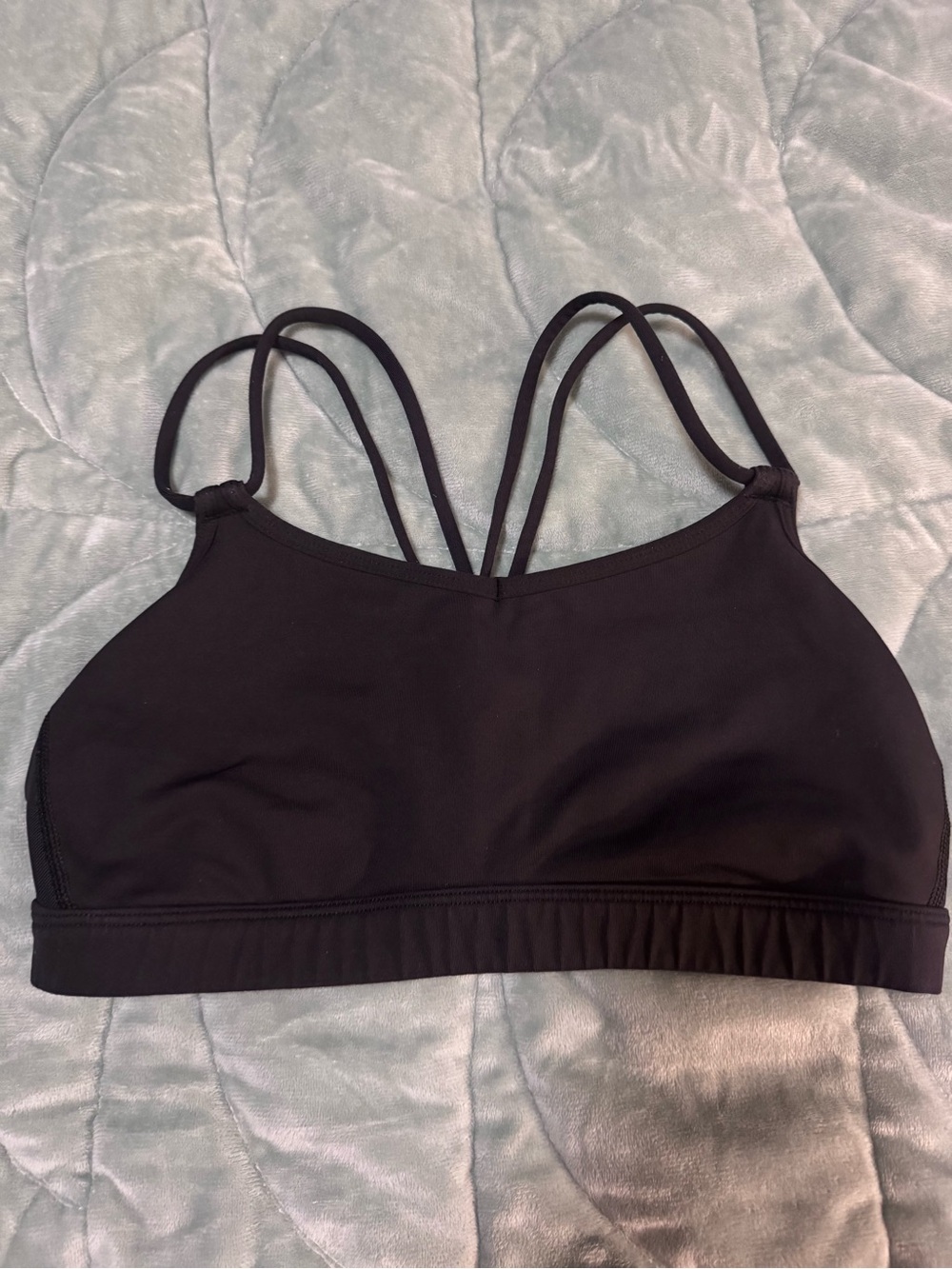 lululemon Black Double-Strap Sports Bra size 4